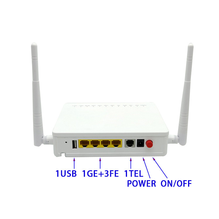 ONT ONU F663N V3 Gpon 4Lans  1GE 3FE WiFi ONU  GPON ONT with English Firmware