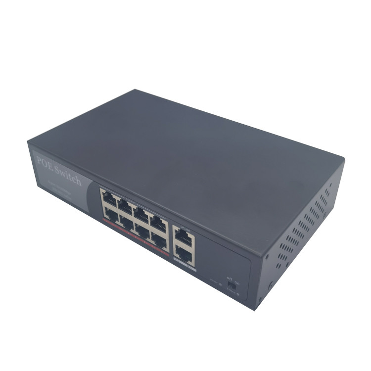 Fanless Cooling 8 Port PoE Switch poE camera system 1000M PoE Switch